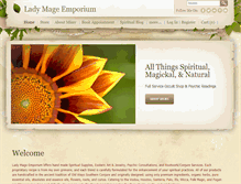 Tablet Screenshot of ladymageemporium.com